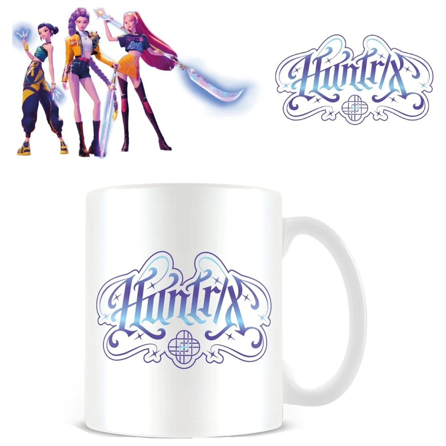 KPop Demon Hunters Kubek Huntrix Group Biały zdjęcie produktu