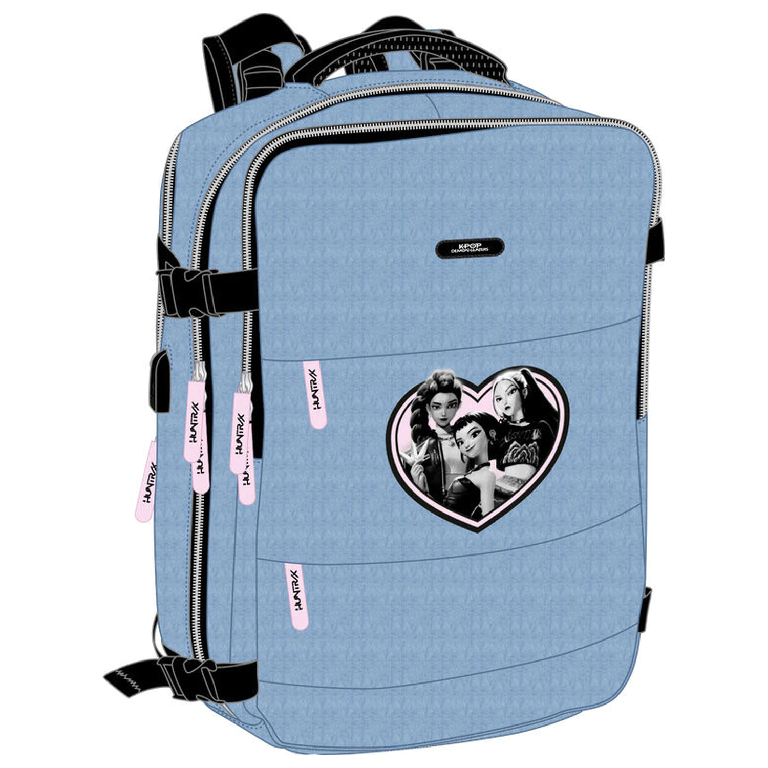 Kpop Demon Hunters Huntrix Cabin travel plecak 44cm zdjęcie produktu