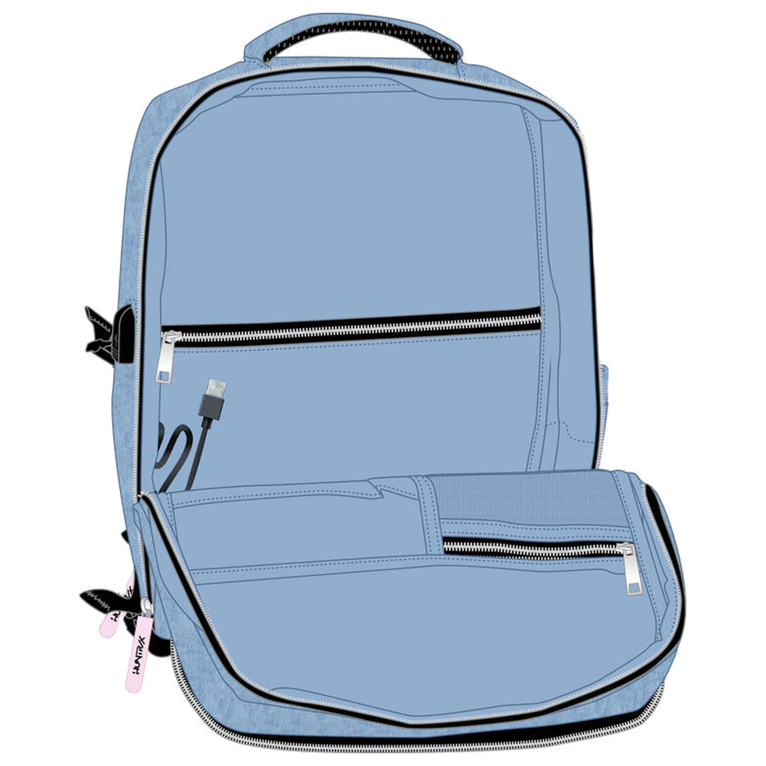 Kpop Demon Hunters Huntrix Cabin travel plecak 44cm zdjęcie produktu