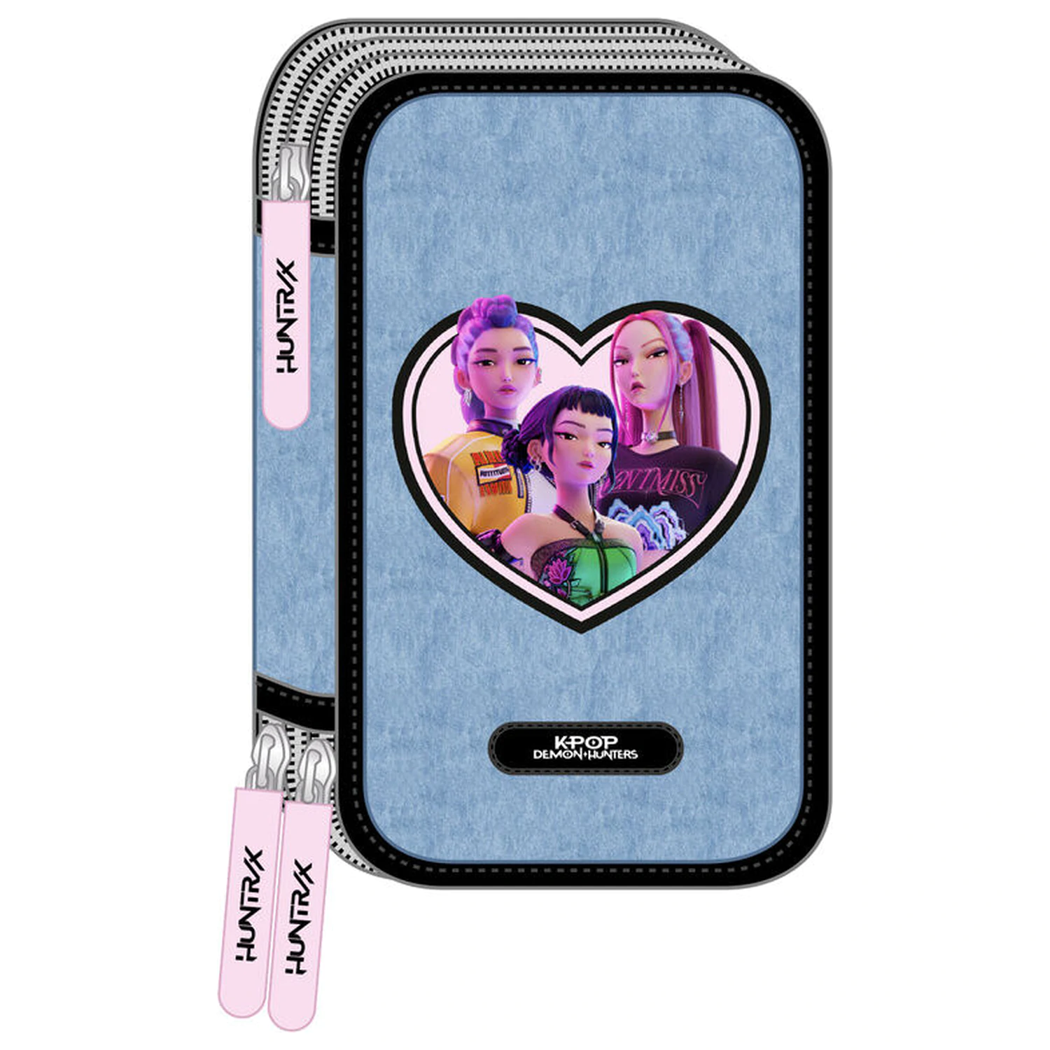 Kpop Demon Hunters Huntrix potrójny piórnik 37 szt. zdjęcie produktu