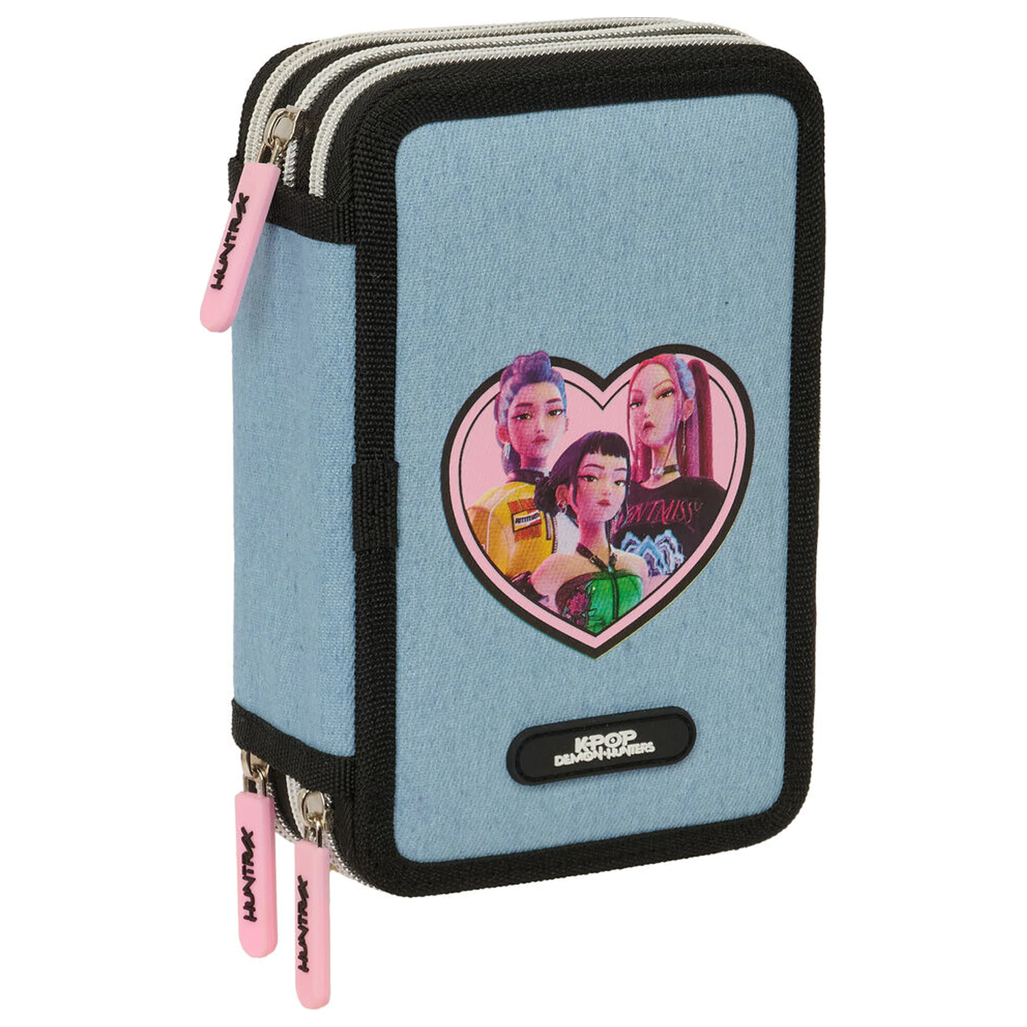 Kpop Demon Hunters Huntrix potrójny piórnik 37 szt. zdjęcie produktu