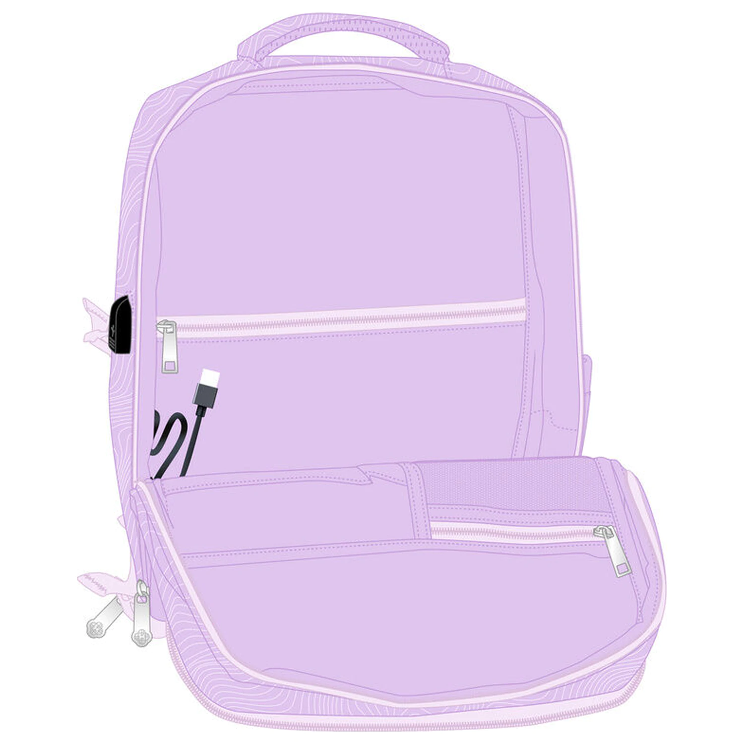 Plecak podróżny Demon Hunters Kpop Iconic Cabin 44cm zdjęcie produktu