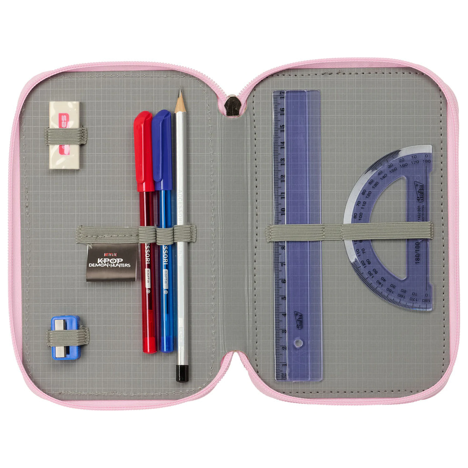 Kpop Demon Hunters Iconic potrójny piórnik 37 szt. zdjęcie produktu