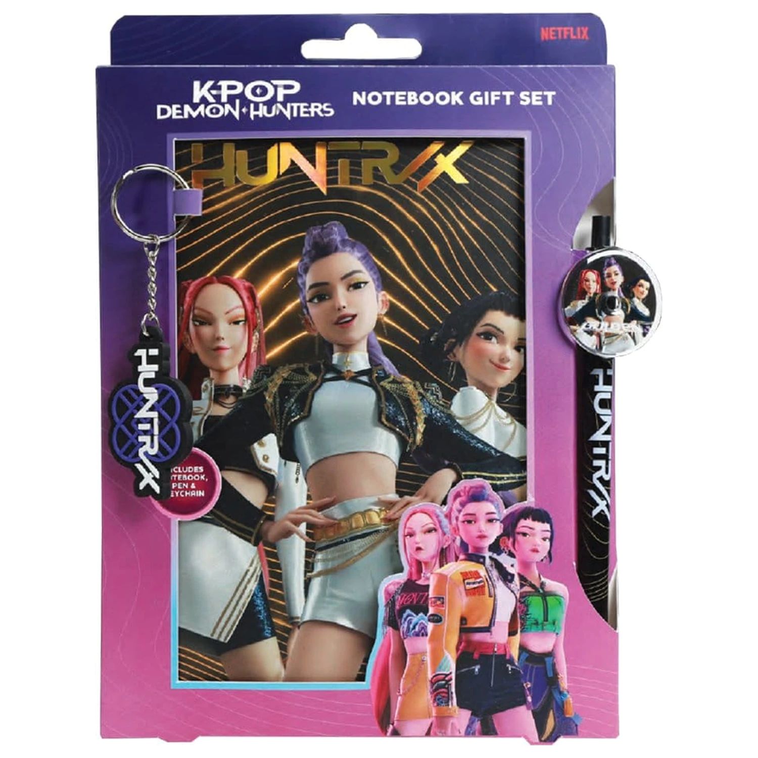 Zestaw Prezentowy Notes KPop Demon Hunters Golden zdjęcie produktu