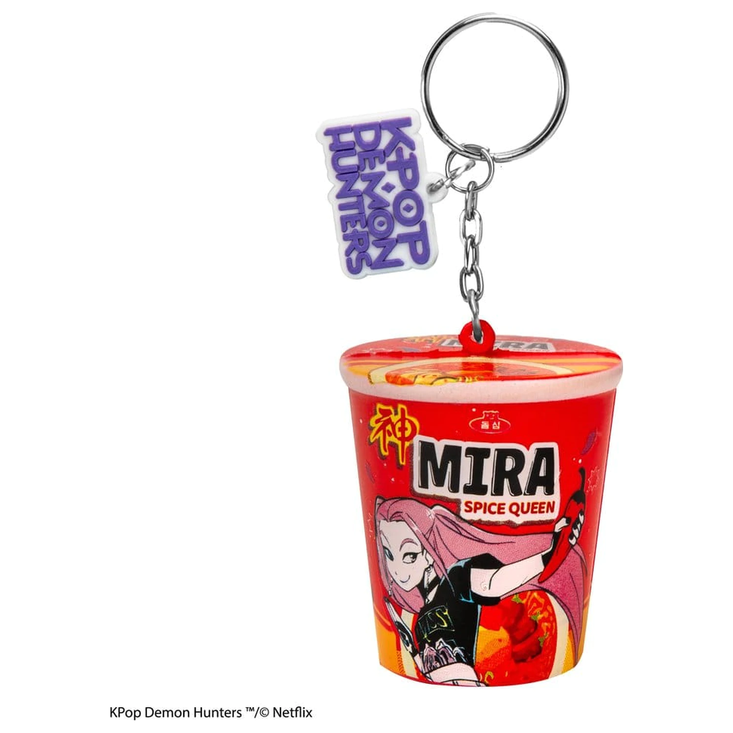 KPop Demon Hunters Squishy Breloczek Mira Spice Queen Noodles zdjęcie produktu