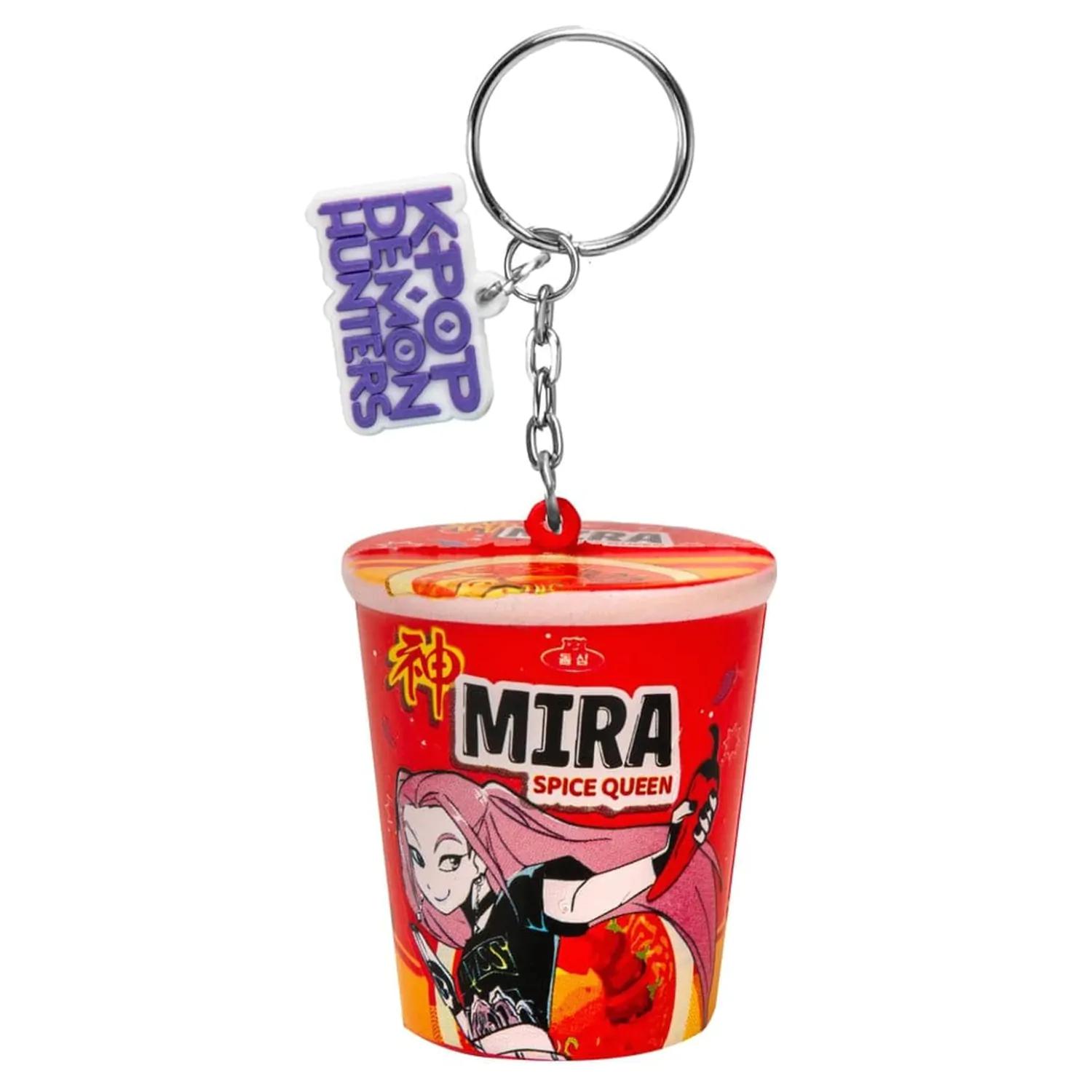KPop Demon Hunters Squishy Breloczek Mira Spice Queen Noodles zdjęcie produktu