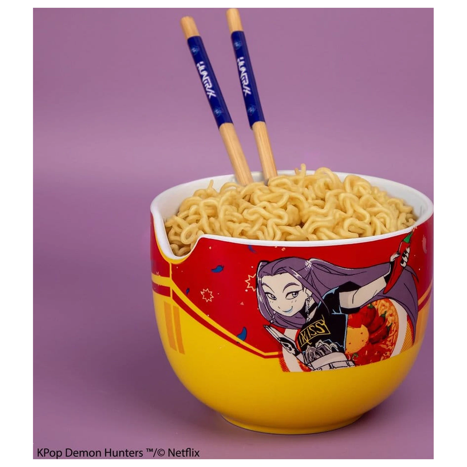 KPop Demon Hunters Miska na Ramen z pałeczkami Mira Spice Queen zdjęcie produktu