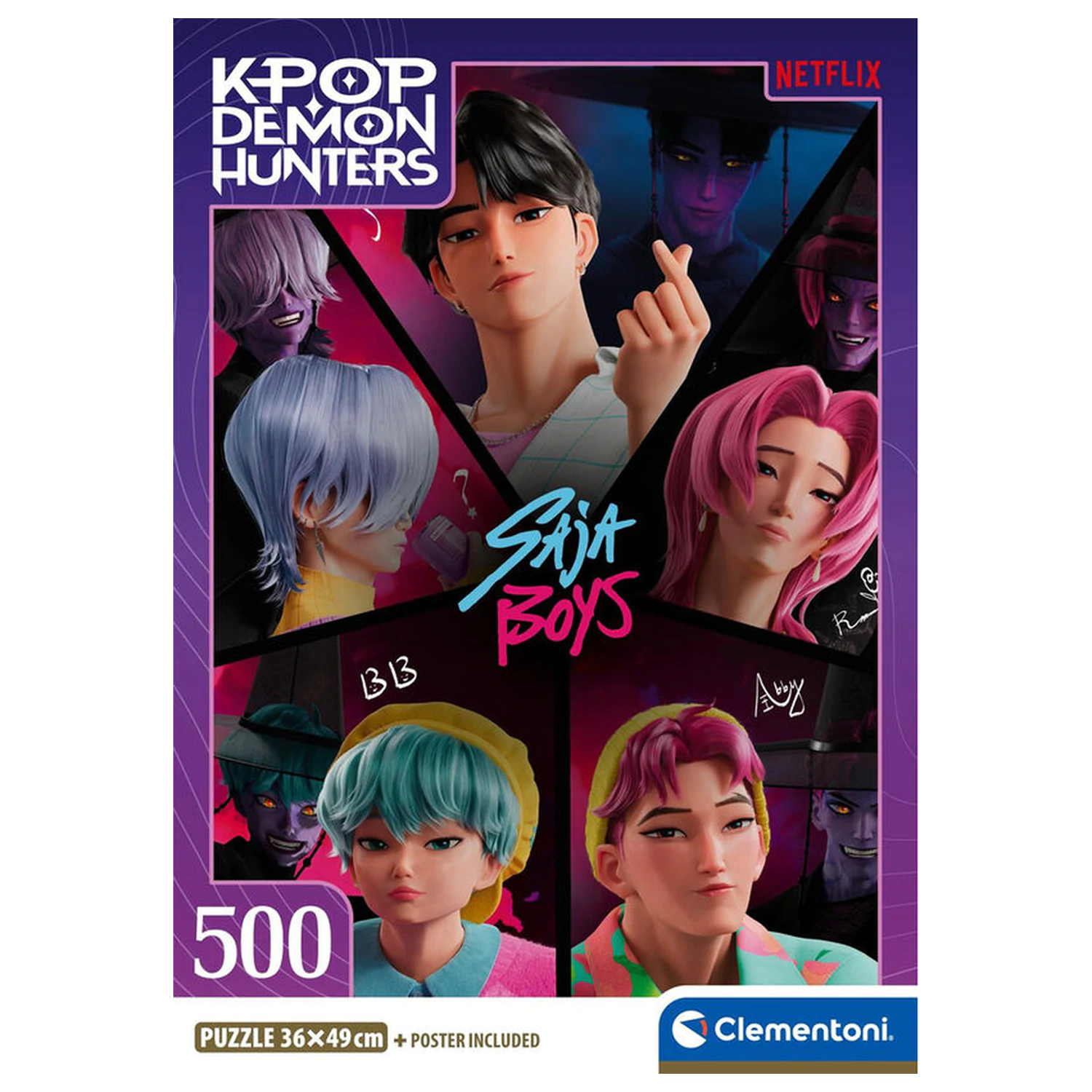 Kpop Demon Hunters puzzle 500 szt. zdjęcie produktu