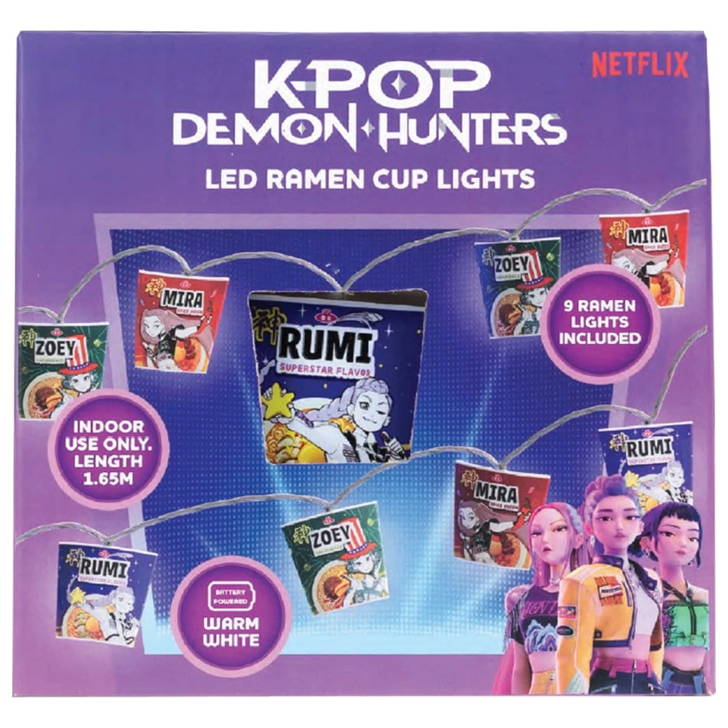 KPop Demon Hunters Lampki sznurowe Ramen zdjęcie produktu