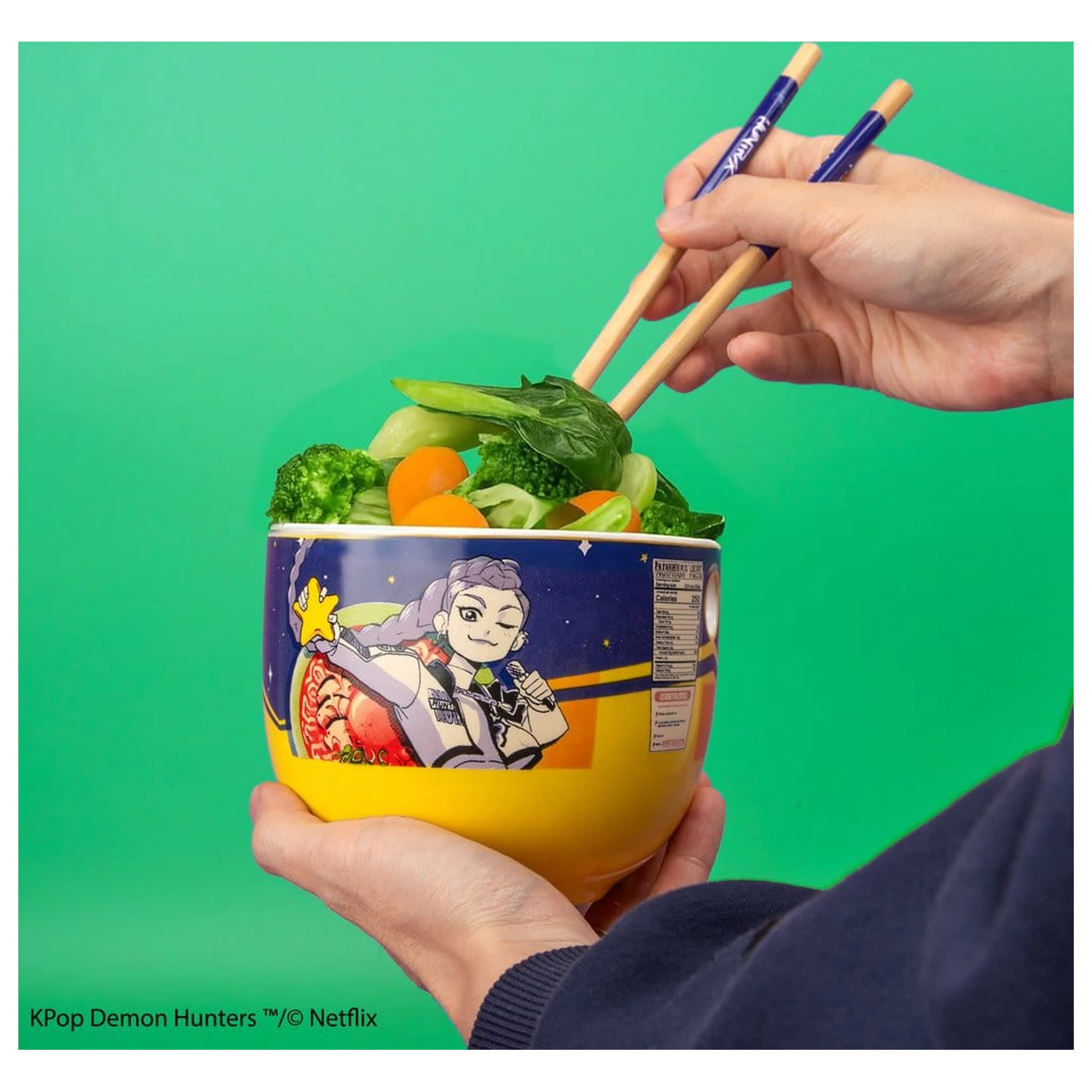 KPop Demon Hunters Ramen Bowl z pałeczkami Rumi Superstar Flavor zdjęcie produktu