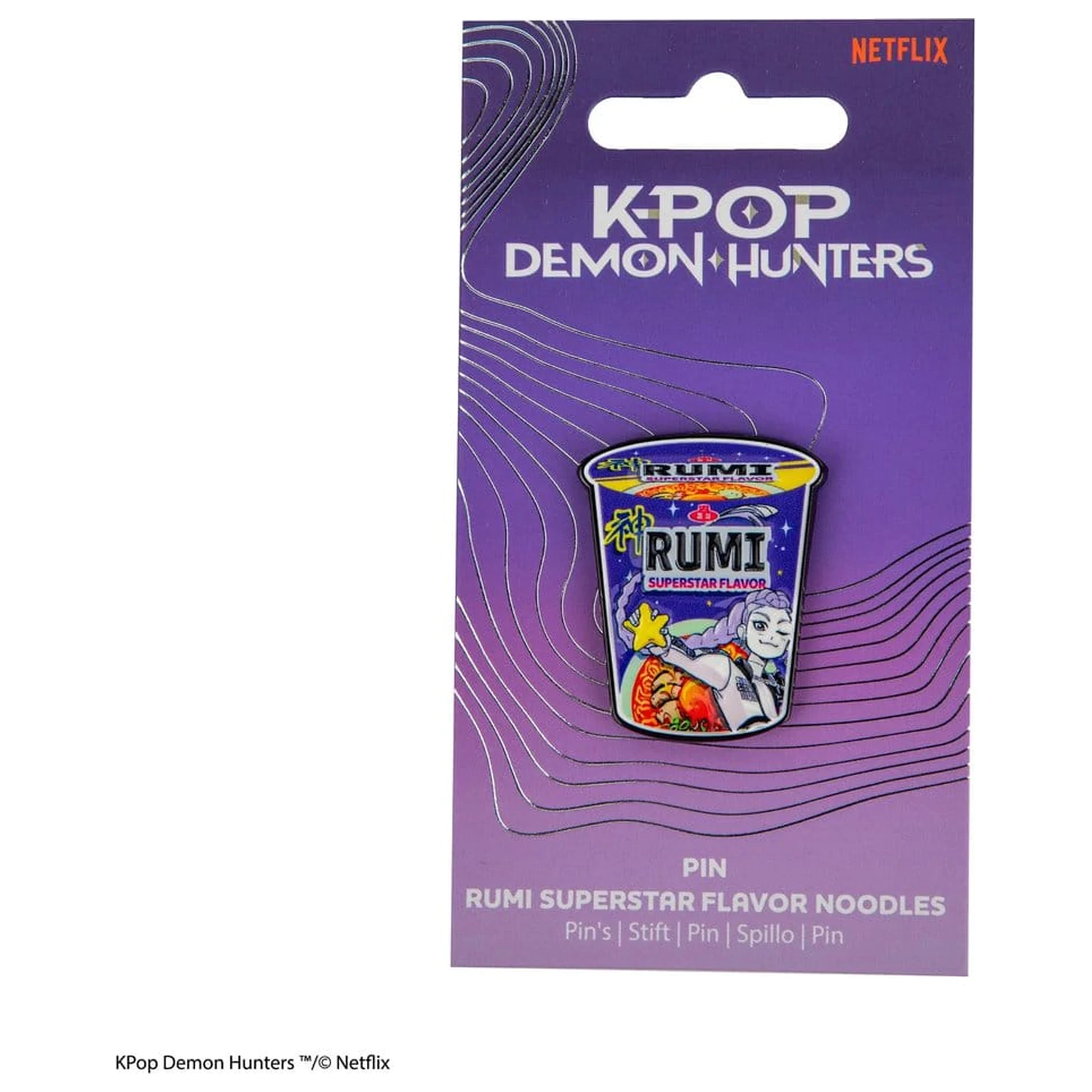KPop Demon Hunters Pin Rumi Superstar Flavor Noodles zdjęcie produktu