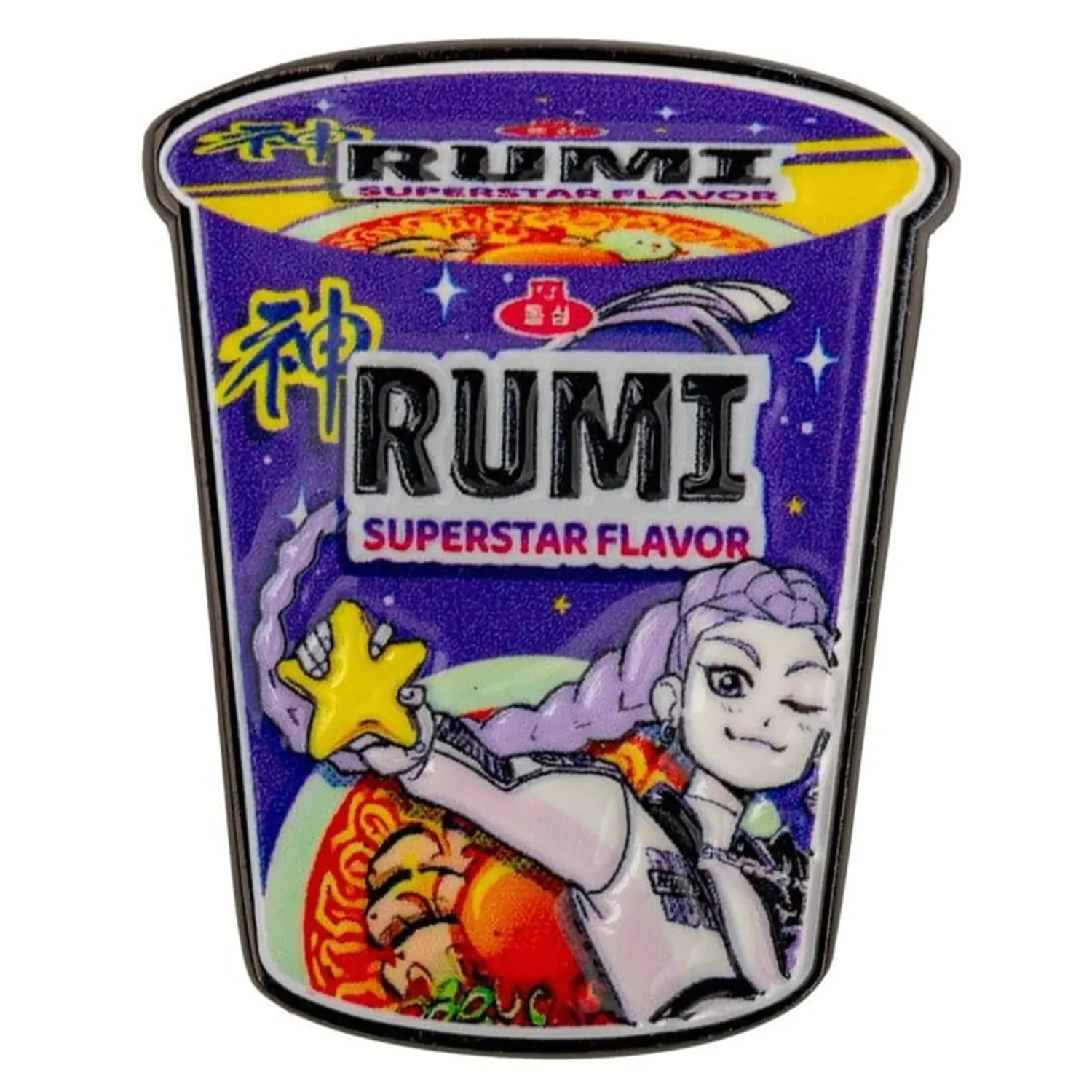 KPop Demon Hunters Pin Rumi Superstar Flavor Noodles zdjęcie produktu