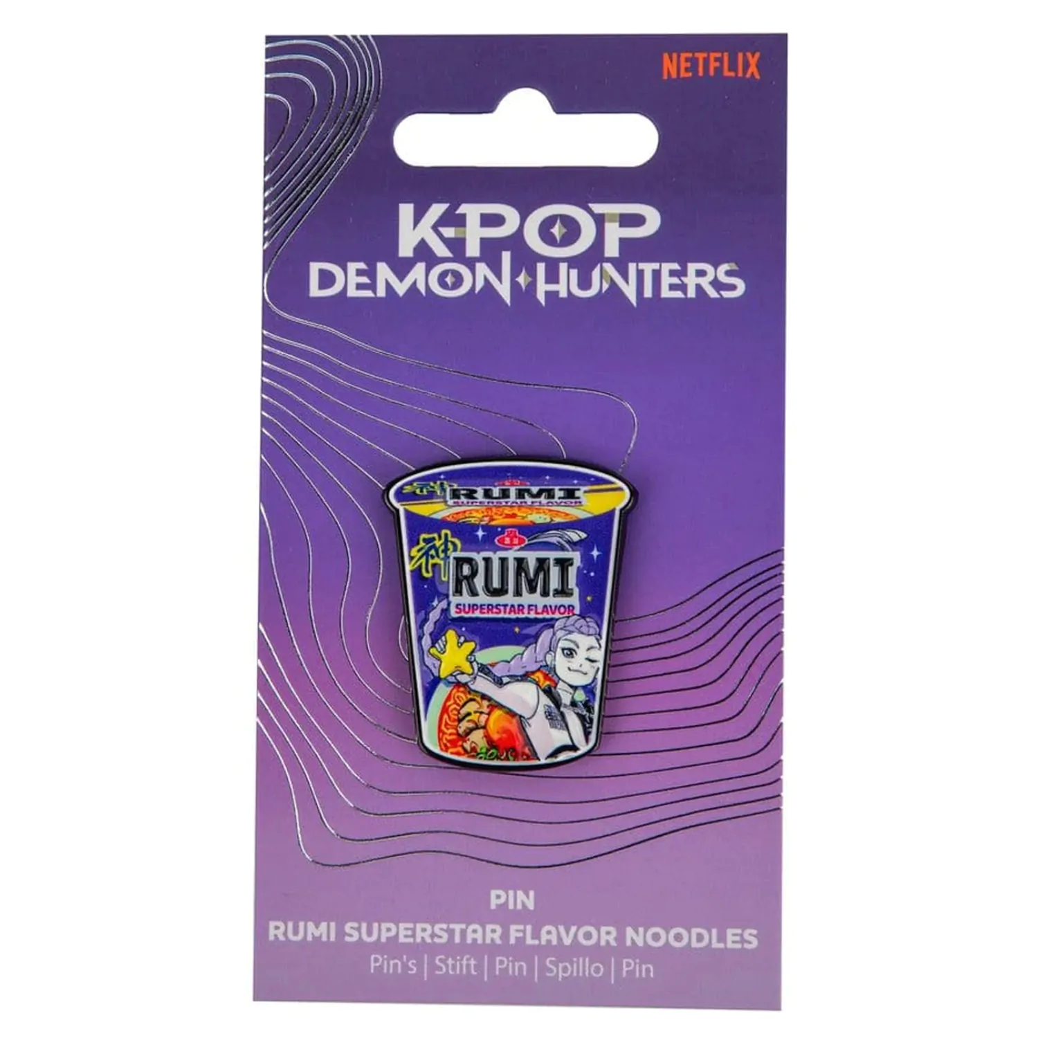 KPop Demon Hunters Pin Rumi Superstar Flavor Noodles zdjęcie produktu