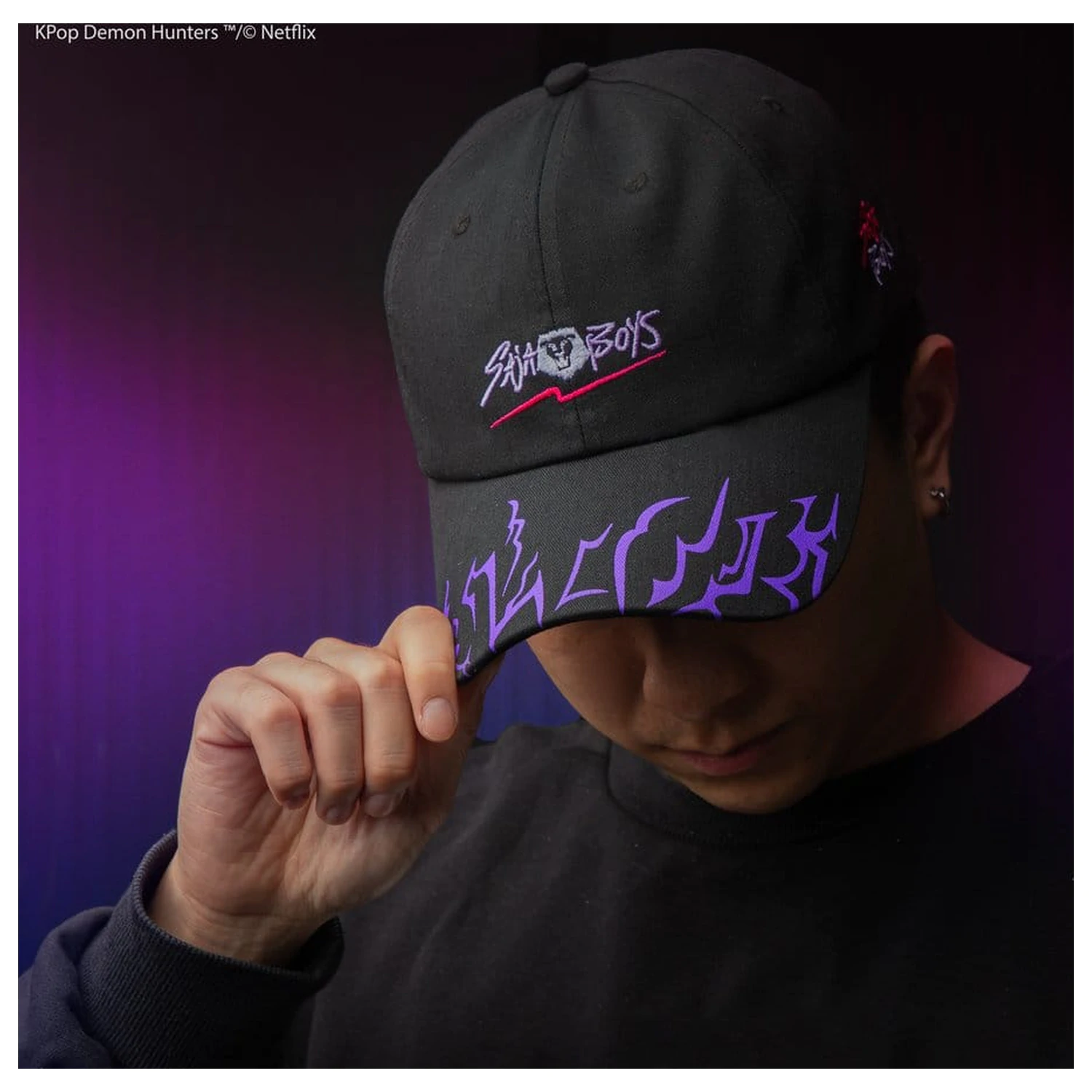 KPop Demon Hunters Czapka z daszkiem dla chłopców Saja zdjęcie produktu