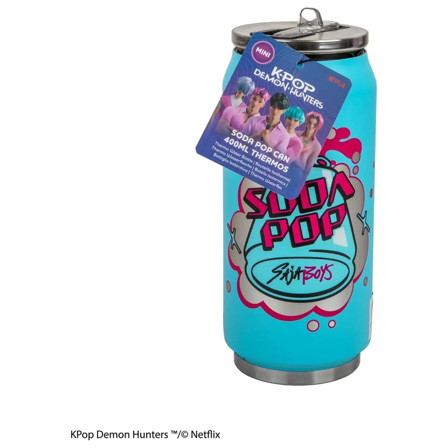 KPop Demon Hunters Termiczny kubek-słomka w puszce po napoju typu soda pop zdjęcie produktu