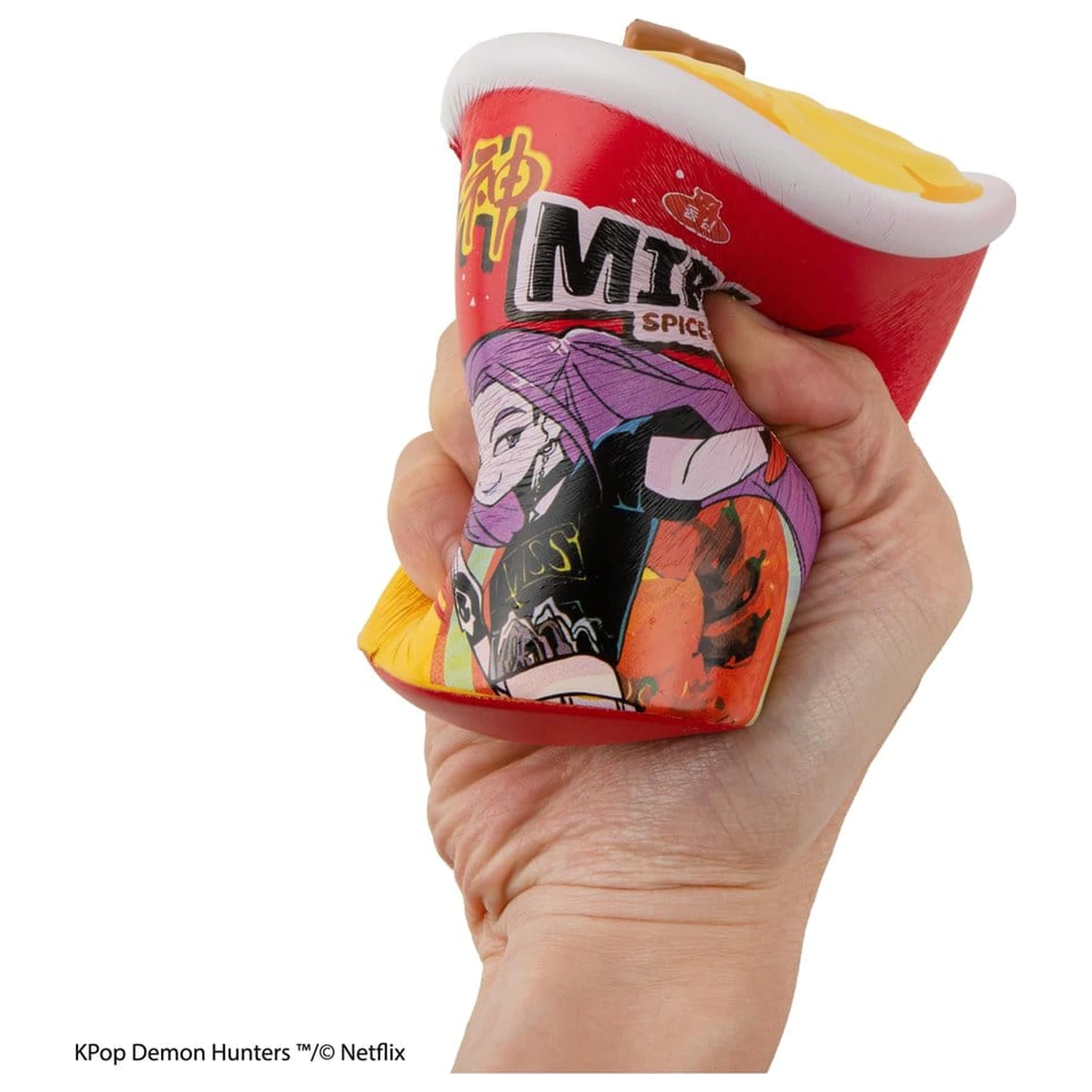 KPop Demon Hunters Squishy Antystresowa Figurka Mira Spice Queen Noodles zdjęcie produktu