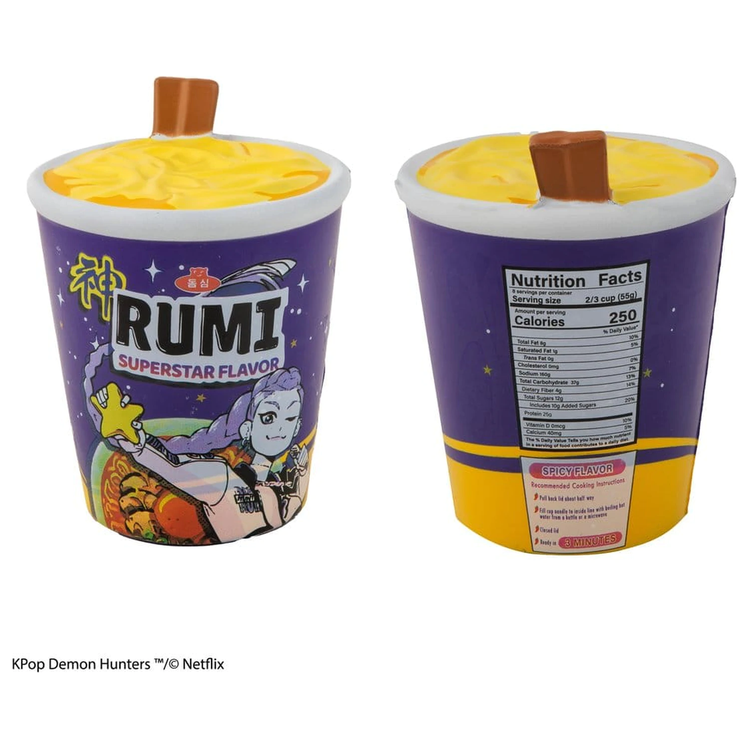KPop Demon Hunters Squishy Antystresowa Figurka Rumi Superstar Flavor Noodles zdjęcie produktu