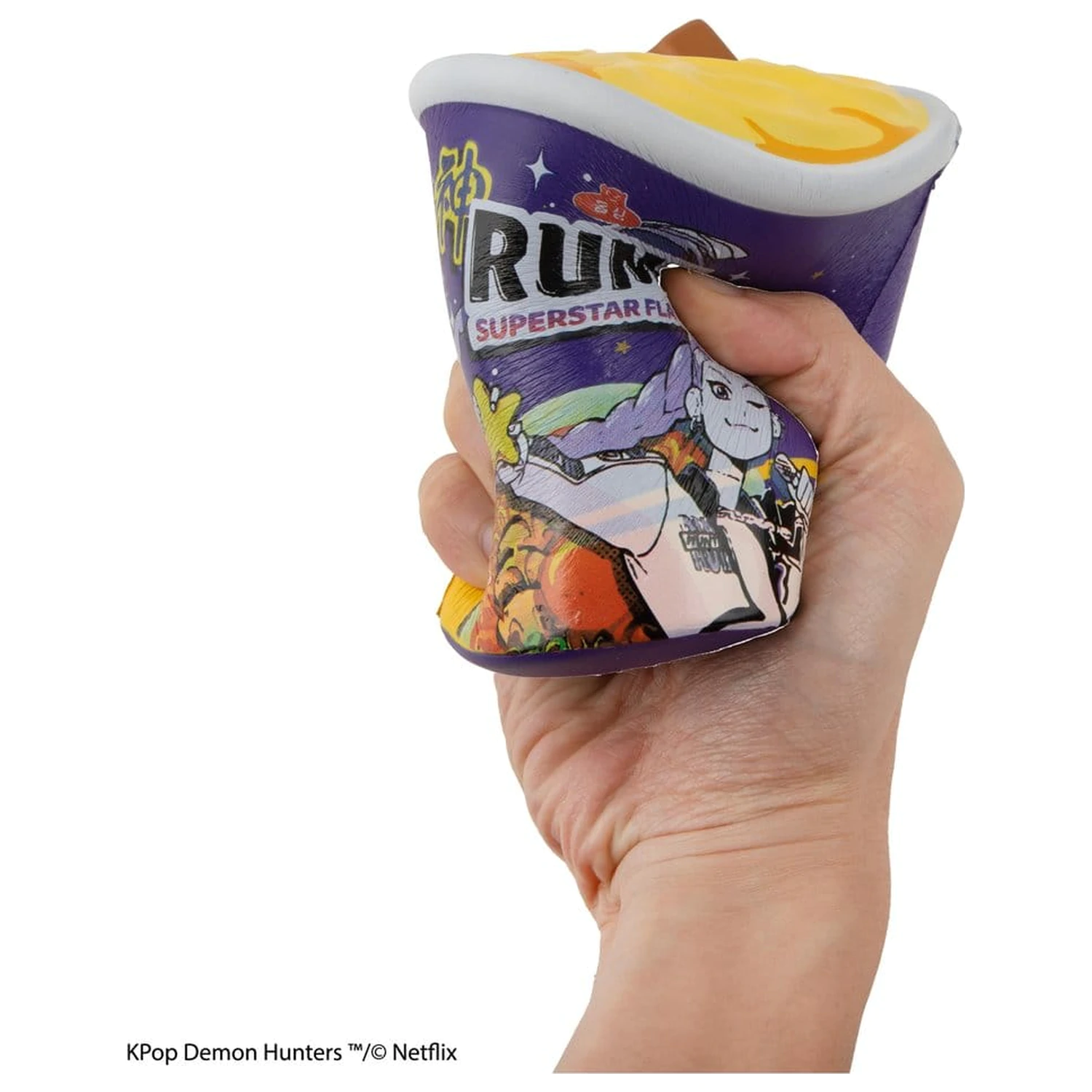 KPop Demon Hunters Squishy Antystresowa Figurka Rumi Superstar Flavor Noodles zdjęcie produktu
