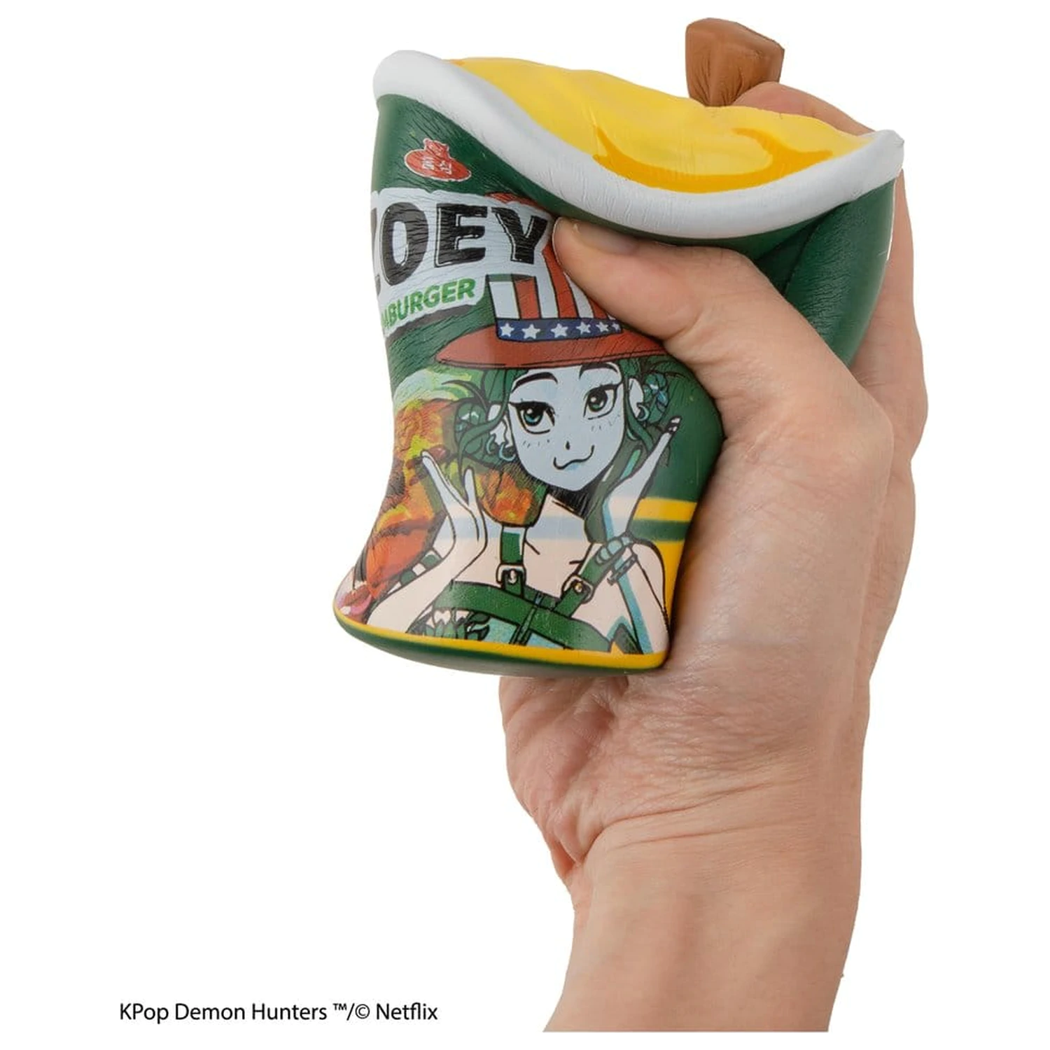 KPop Demon Hunters Squishy Antystresowa Figurka Zoey Hamburger Noodles zdjęcie produktu