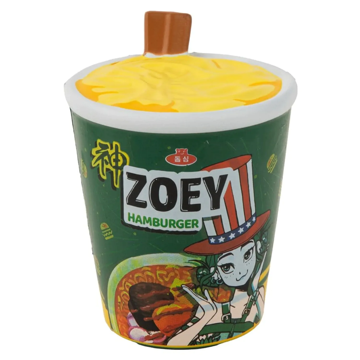 KPop Demon Hunters Squishy Antystresowa Figurka Zoey Hamburger Noodles zdjęcie produktu