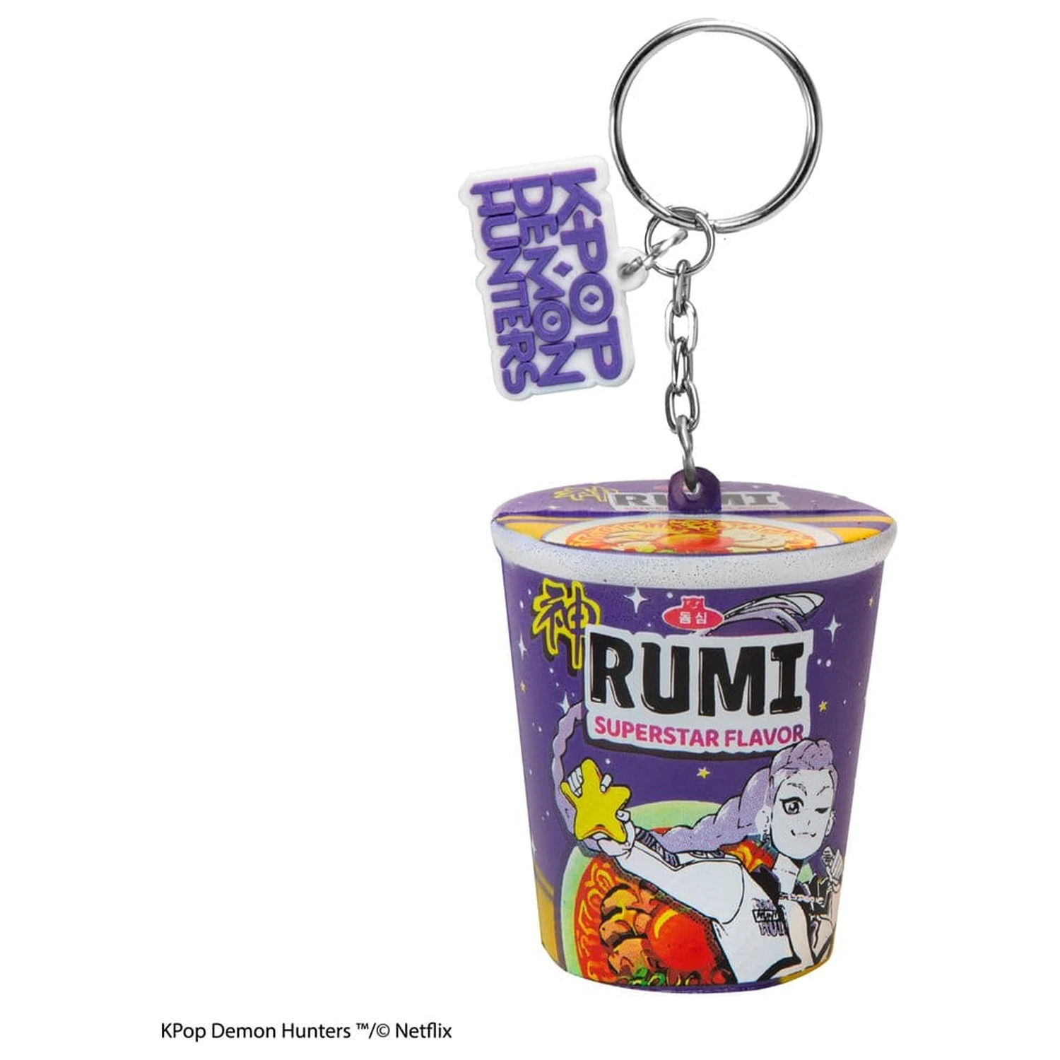 KPop Demon Hunters Squishy Brelok Rumi Superstar Flavor Noodles zdjęcie produktu