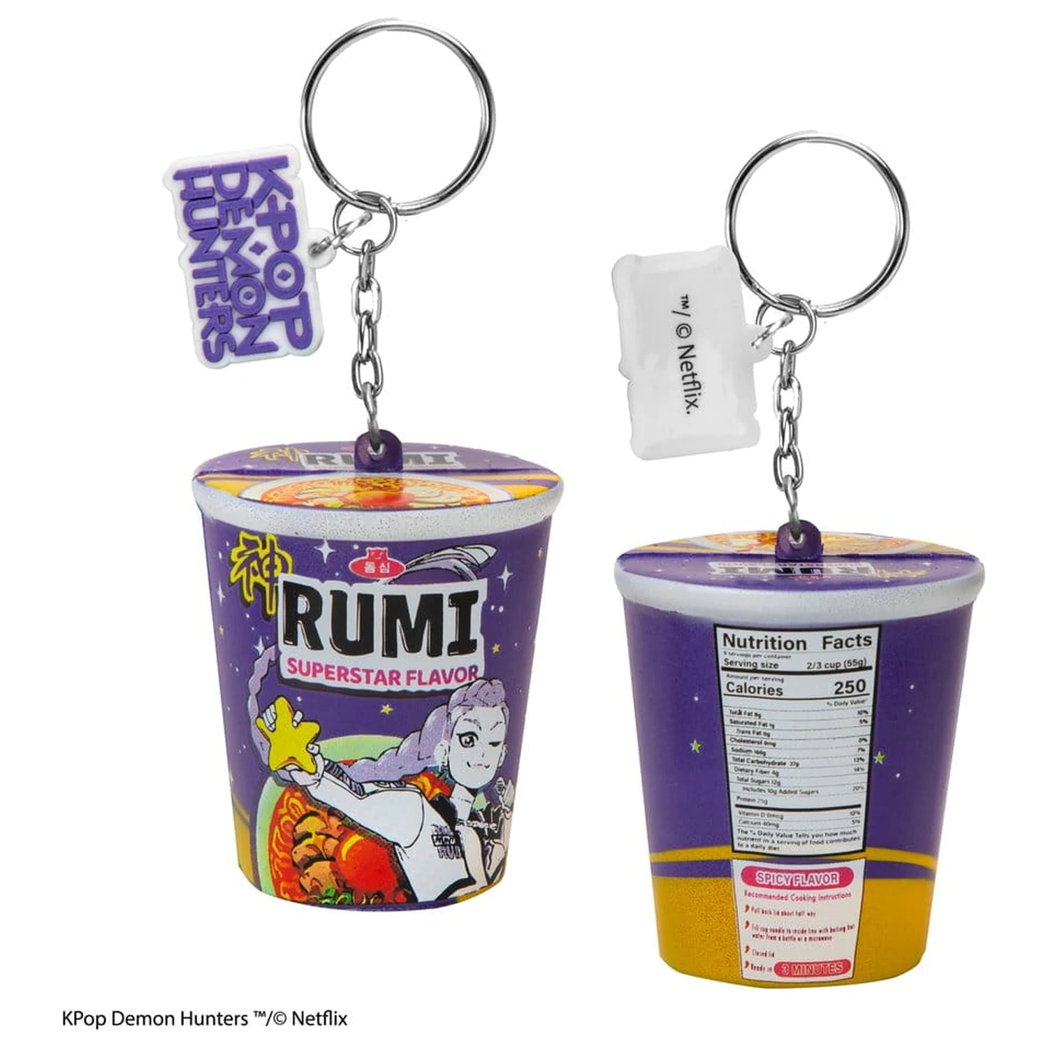 KPop Demon Hunters Squishy Brelok Rumi Superstar Flavor Noodles zdjęcie produktu
