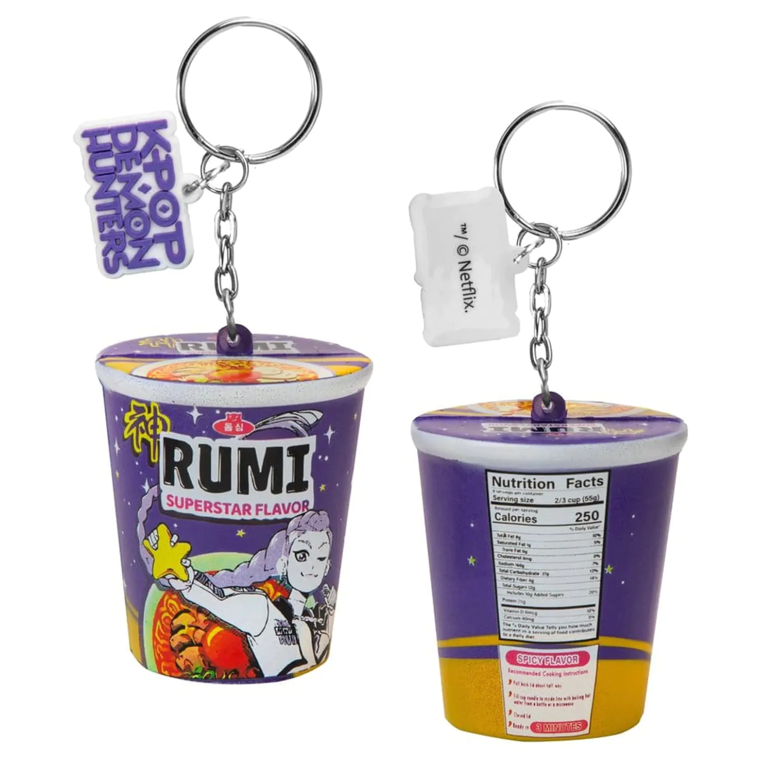 KPop Demon Hunters Squishy Brelok Rumi Superstar Flavor Noodles zdjęcie produktu