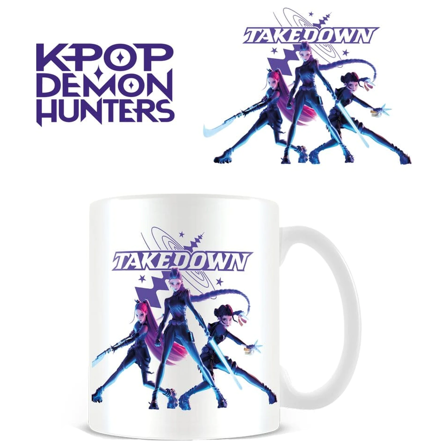 KPop Demon Hunters Kubek Takedown Biały zdjęcie produktu
