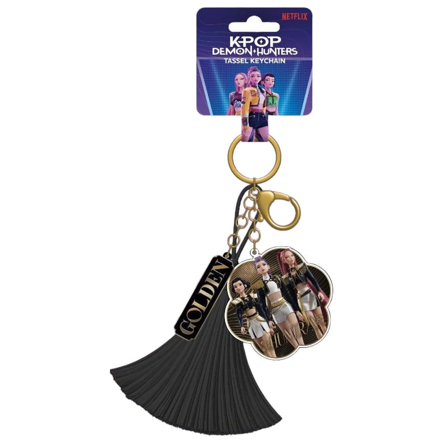KPop Demon Hunters Tassel Brelok Złoty zdjęcie produktu