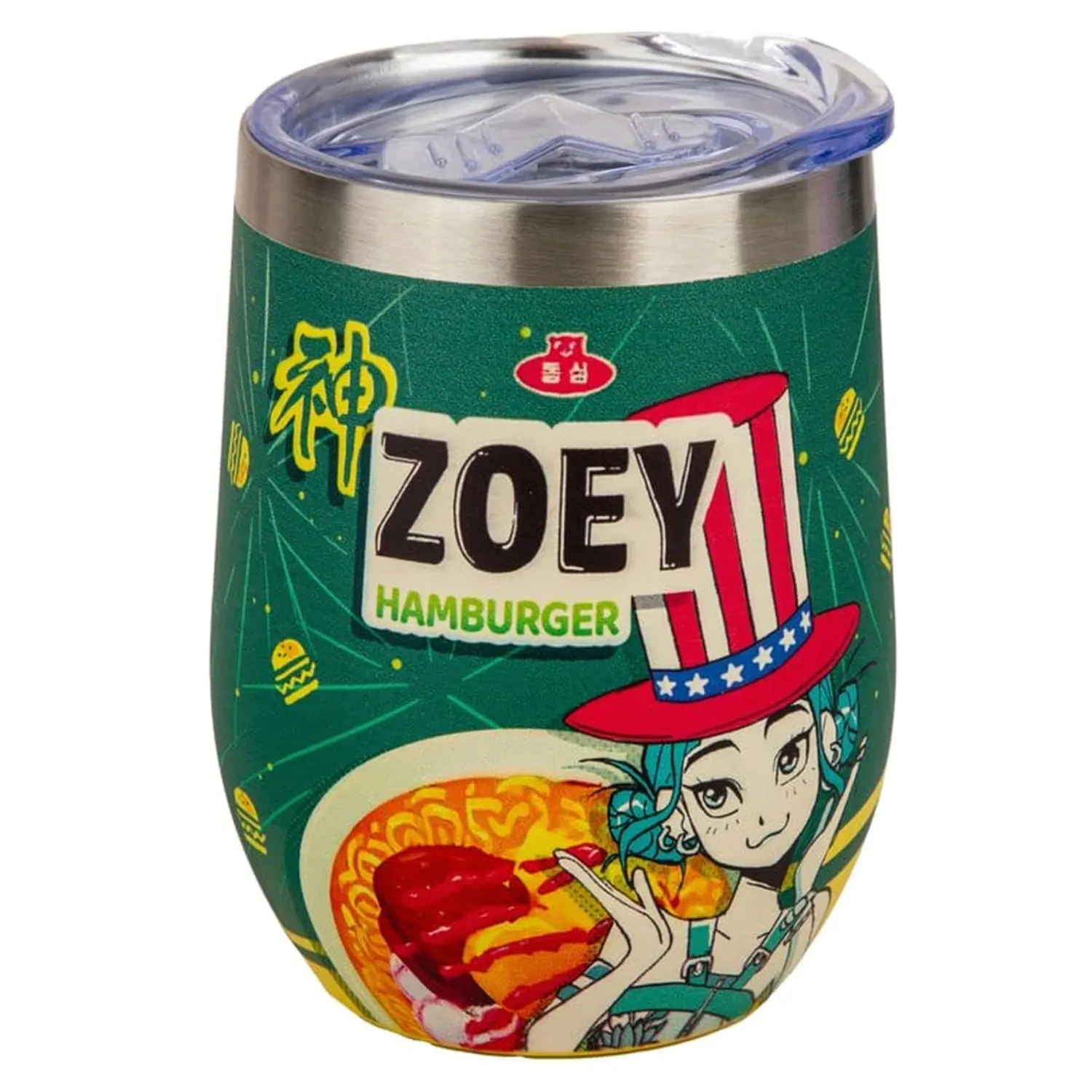 KPop Demon Hunters kubek podróżny Zoey Hamburger zdjęcie produktu