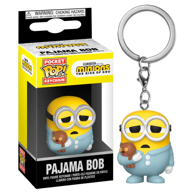 Minions II Pocket POP! Brelok Vinyl Pajama Bob 4 cm zdjęcie produktu