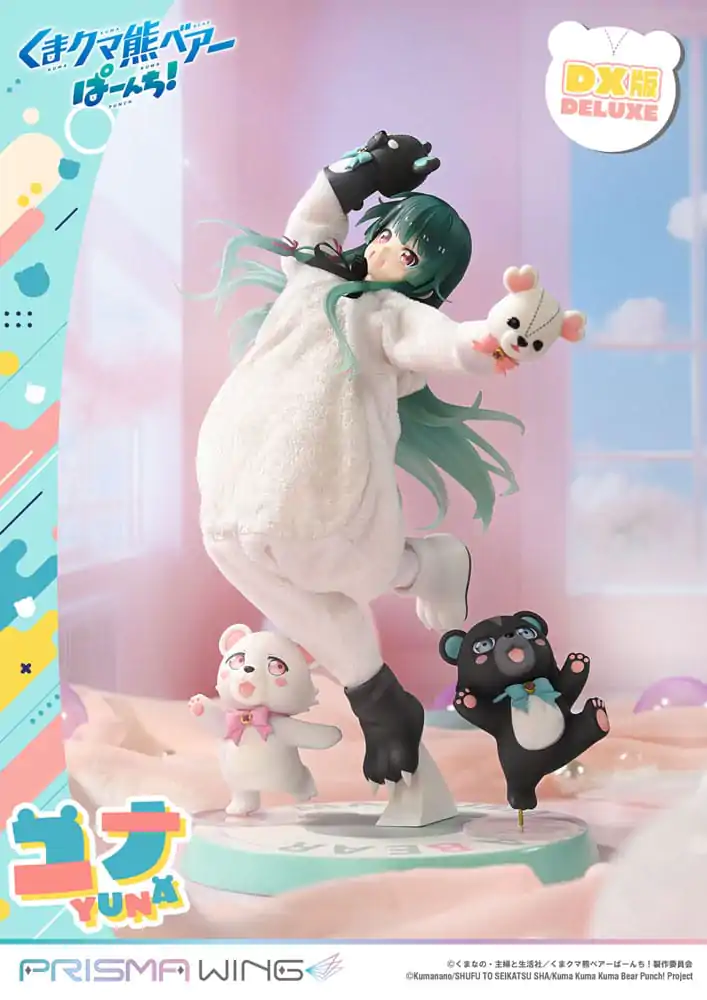 Kuma Kuma Kuma Bear Punch! Prisma Wing PVC Statuetka 1/7 Yuna Deluxe Version 28 cm zdjęcie produktu