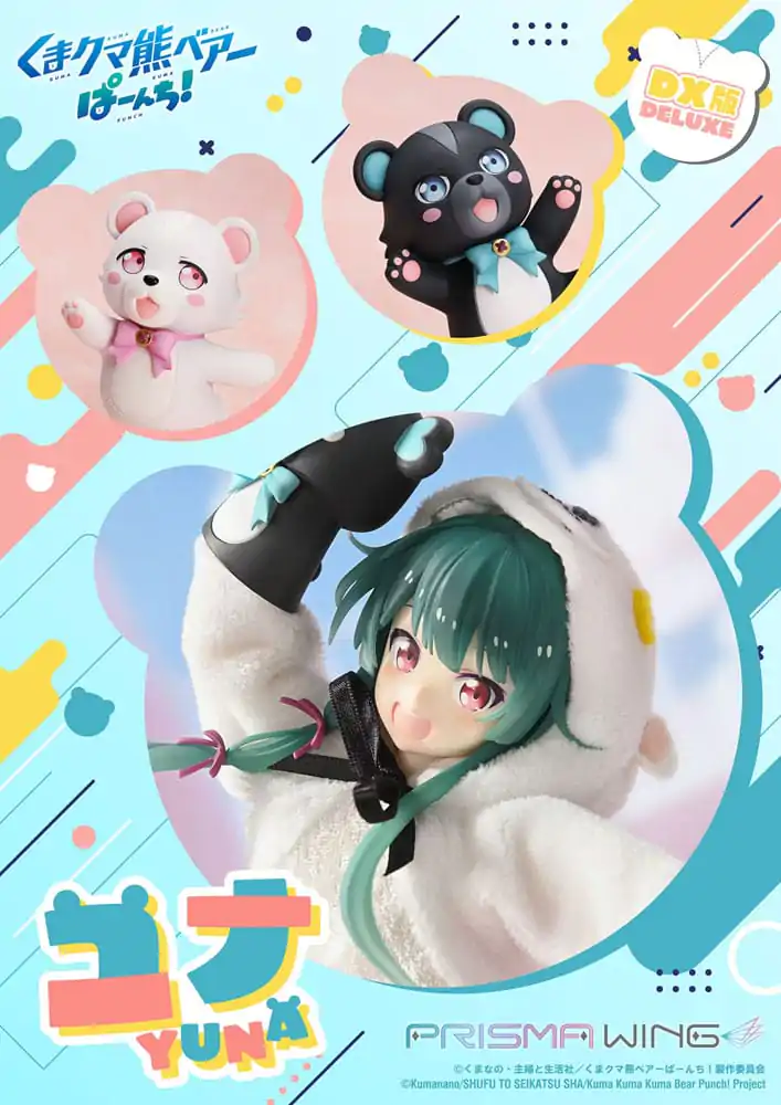 Kuma Kuma Kuma Bear Punch! Prisma Wing PVC Statuetka 1/7 Yuna Deluxe Version 28 cm zdjęcie produktu