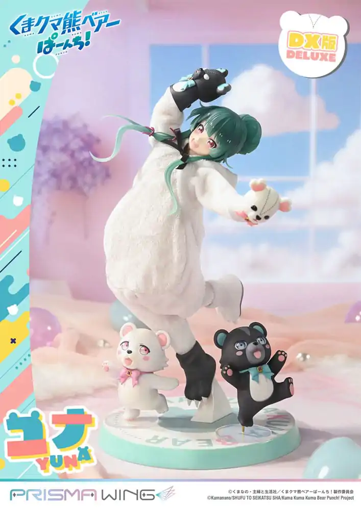 Kuma Kuma Kuma Bear Punch! Prisma Wing PVC Statuetka 1/7 Yuna Deluxe Version 28 cm zdjęcie produktu