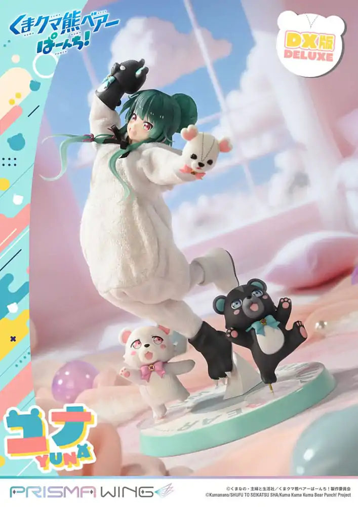 Kuma Kuma Kuma Bear Punch! Prisma Wing PVC Statuetka 1/7 Yuna Deluxe Version 28 cm zdjęcie produktu