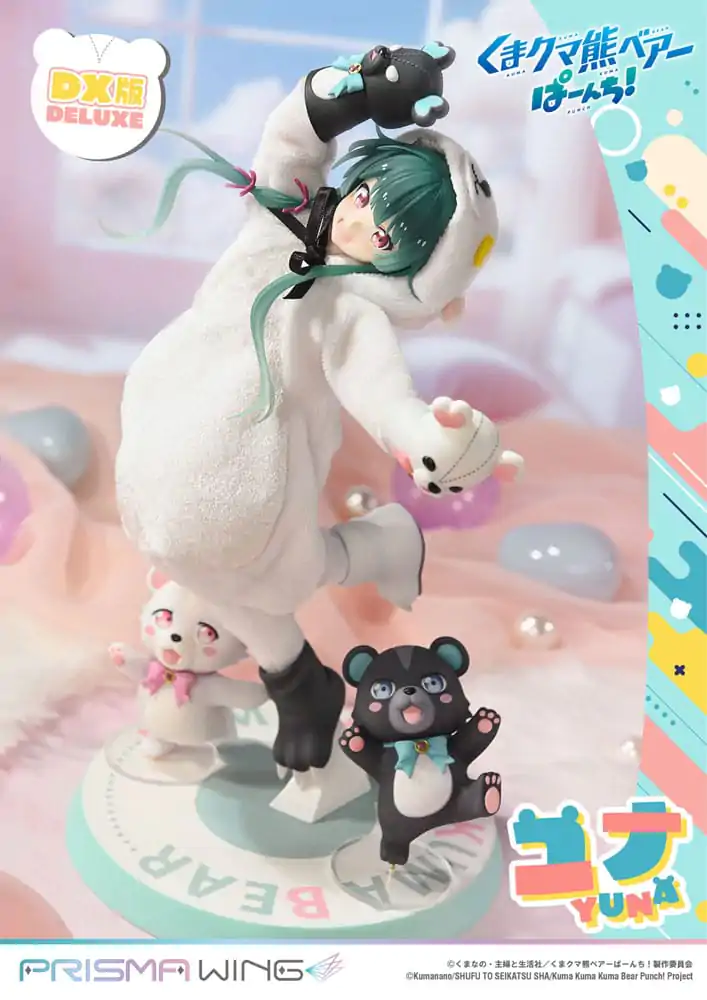 Kuma Kuma Kuma Bear Punch! Prisma Wing PVC Statuetka 1/7 Yuna Deluxe Version 28 cm zdjęcie produktu