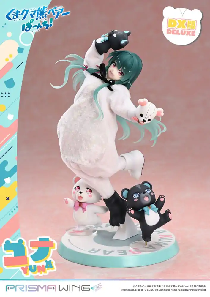 Kuma Kuma Kuma Bear Punch! Prisma Wing PVC Statuetka 1/7 Yuna Deluxe Version 28 cm zdjęcie produktu
