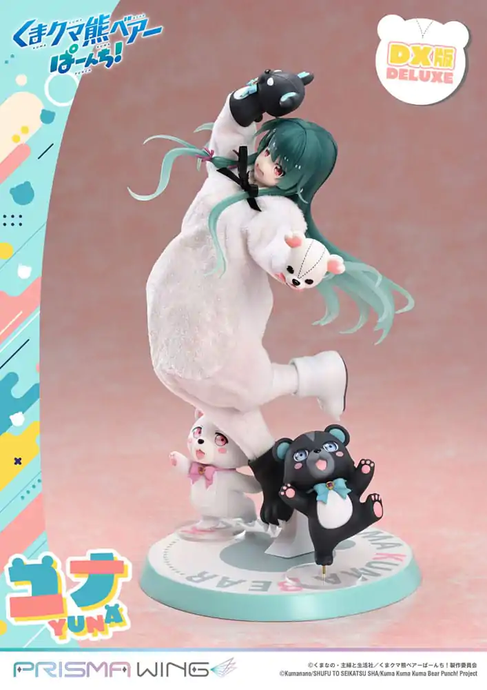 Kuma Kuma Kuma Bear Punch! Prisma Wing PVC Statuetka 1/7 Yuna Deluxe Version 28 cm zdjęcie produktu