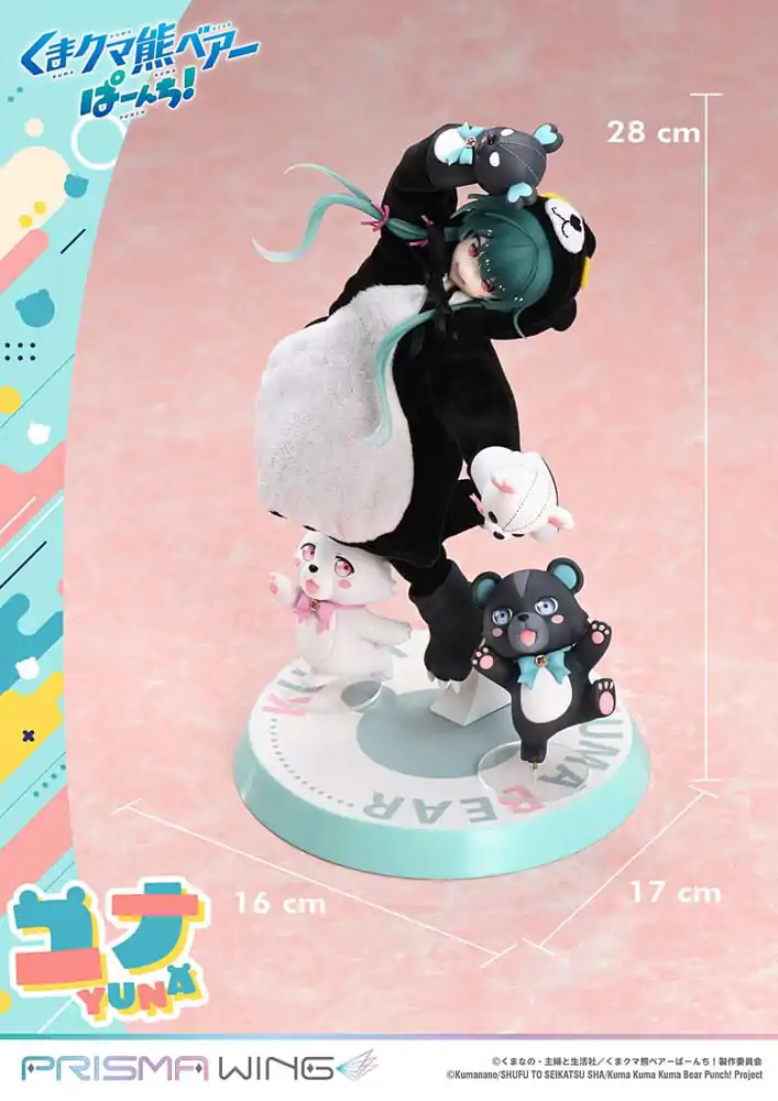 Kuma Kuma Kuma Bear Punch! Prisma Wing PVC Statuetka 1/7 Yuna 28 cm zdjęcie produktu