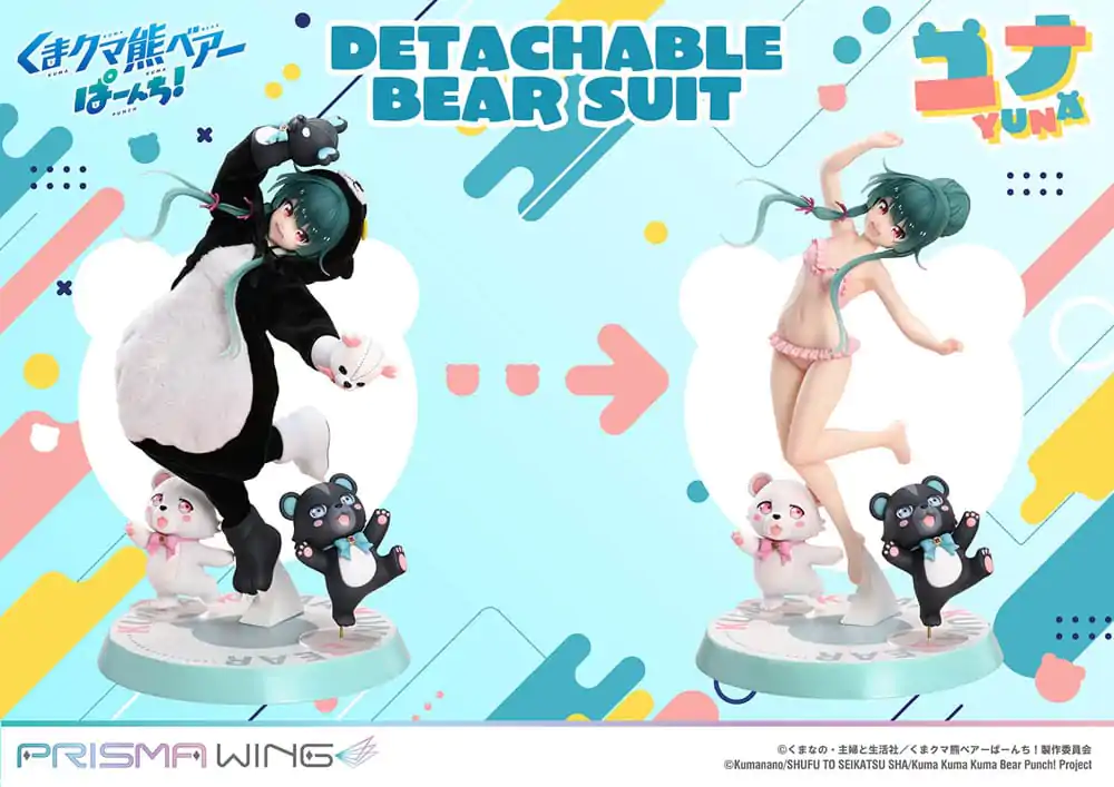 Kuma Kuma Kuma Bear Punch! Prisma Wing PVC Statuetka 1/7 Yuna 28 cm zdjęcie produktu