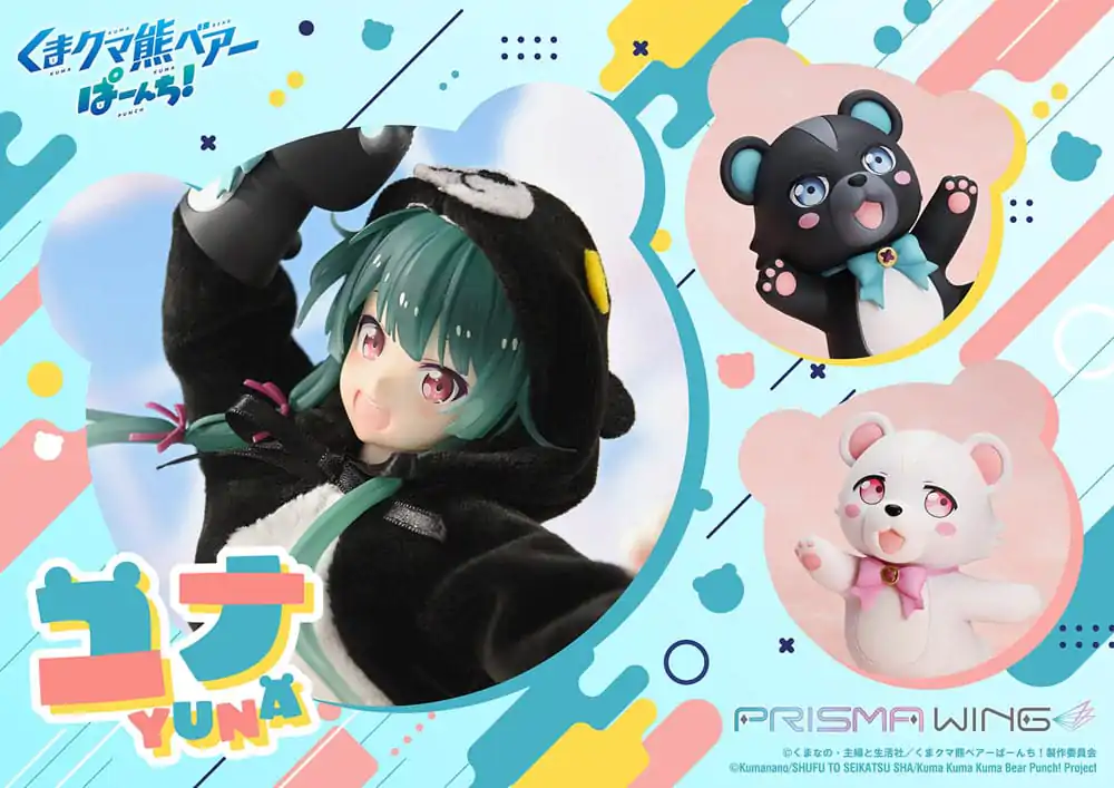 Kuma Kuma Kuma Bear Punch! Prisma Wing PVC Statuetka 1/7 Yuna 28 cm zdjęcie produktu