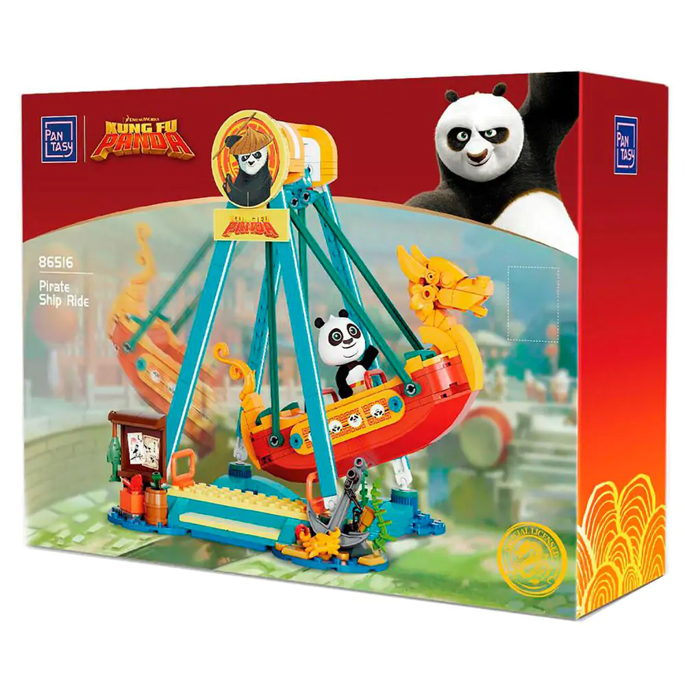 Kung Fu Panda Pirate Ship Ride zestaw konstrukcyjny 379 elementów zdjęcie produktu