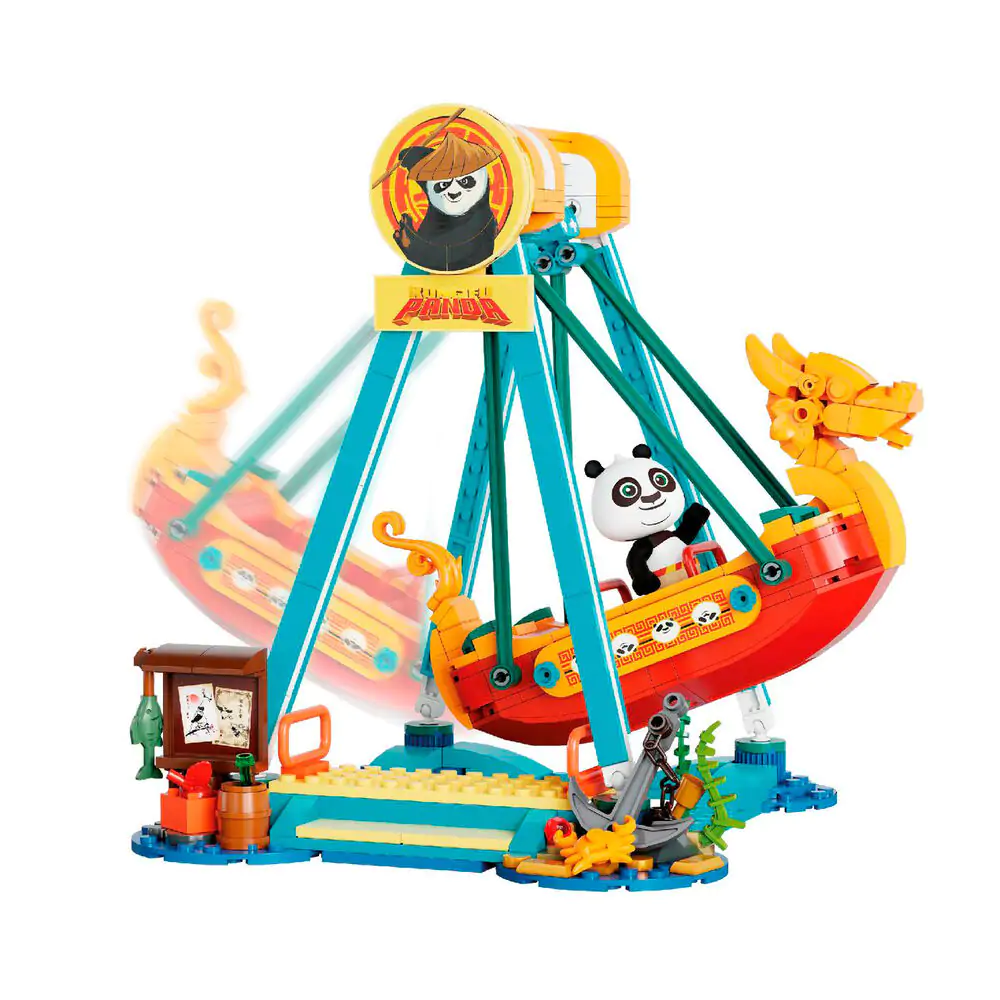 Kung Fu Panda Pirate Ship Ride zestaw konstrukcyjny 379 elementów zdjęcie produktu