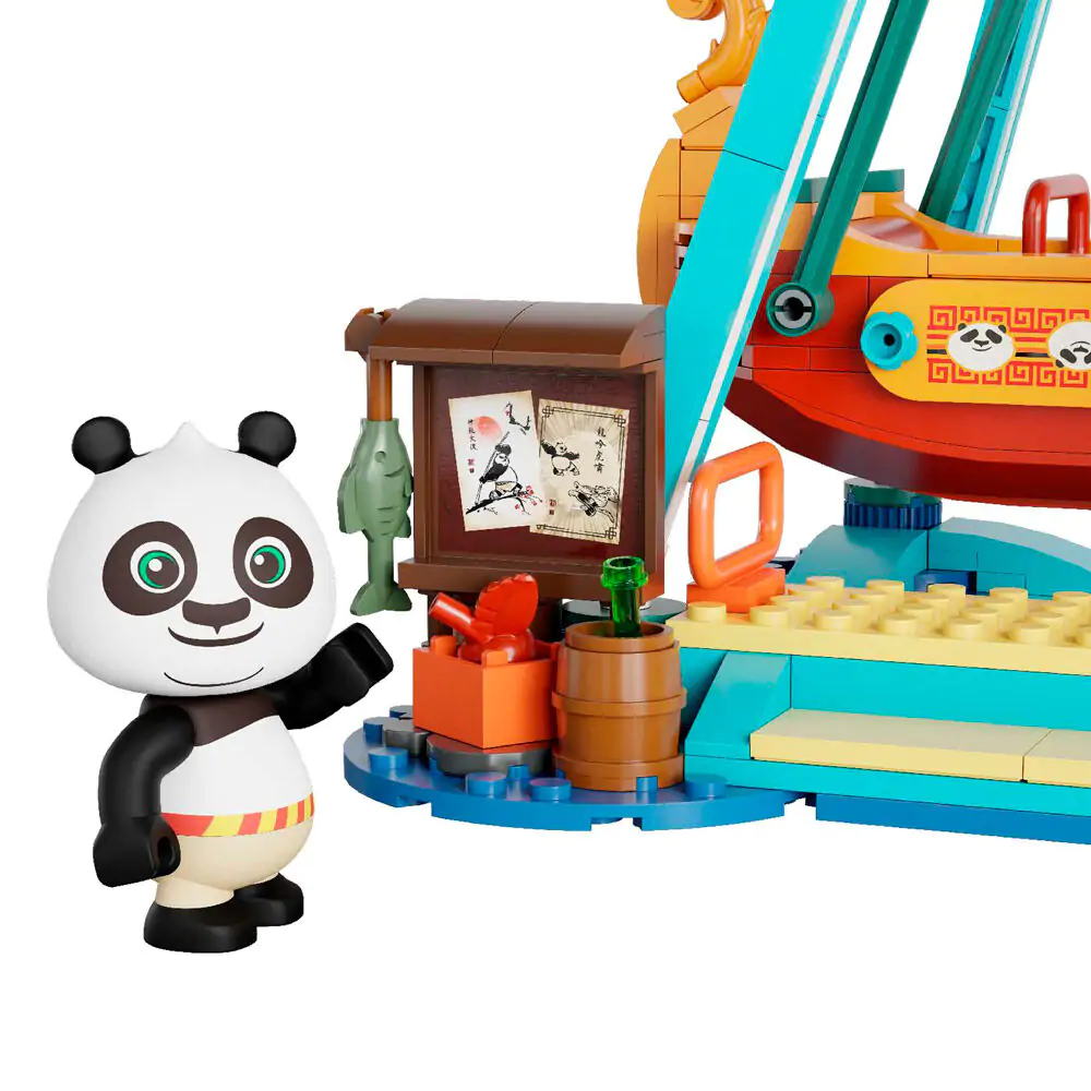 Kung Fu Panda Pirate Ship Ride zestaw konstrukcyjny 379 elementów zdjęcie produktu