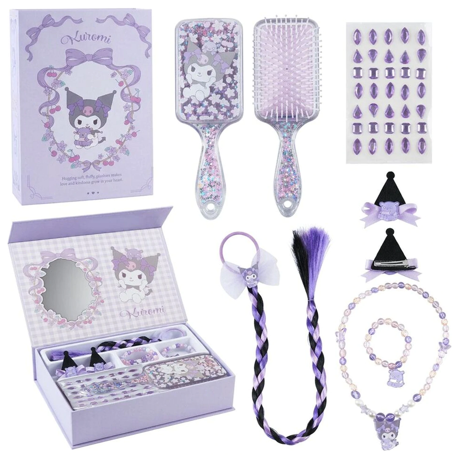 Kuromi Hello Kitty zestaw kosmetyków box zdjęcie produktu