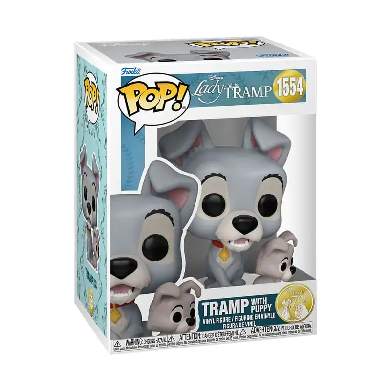 Zakochany Kundel Funko POP! Disney Vinyl Figure Tramp z szczeniakiem 9 cm zdjęcie produktu