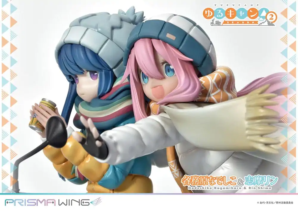 Laid-Back Camp Prisma Wing Statuetka PVC 1/7 Nadeshiko Kagamihara & Rin Shima 24 cm zdjęcie produktu