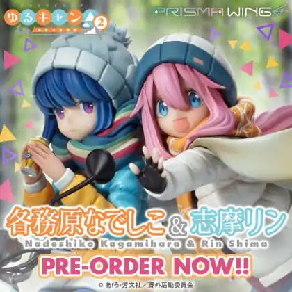 Laid-Back Camp Prisma Wing Statuetka PVC 1/7 Nadeshiko Kagamihara & Rin Shima 24 cm zdjęcie produktu