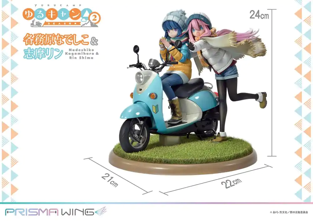 Laid-Back Camp Prisma Wing Statuetka PVC 1/7 Nadeshiko Kagamihara & Rin Shima 24 cm zdjęcie produktu