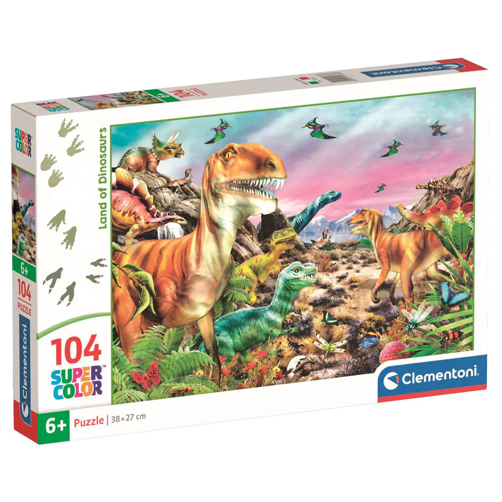 Puzzle Land Of Dinosaurs 104 elementy zdjęcie produktu